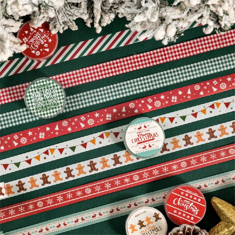 

1roll Random Christmas Pattern Random DIY Tape, Multicolor