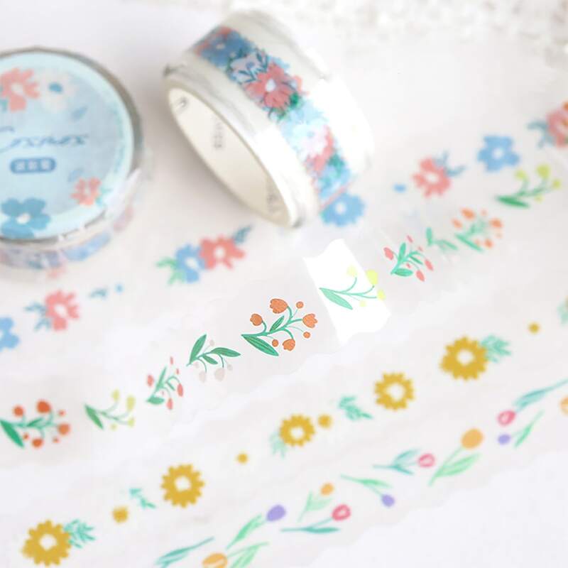 

30pcs Flower Print Random Sticker, Multicolor