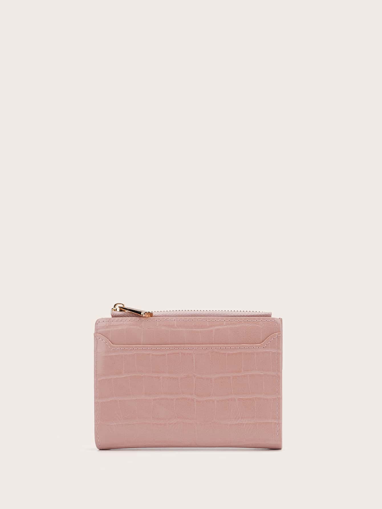 FOREVER FOR YOU Monedero Con Diseño De Cocodrilo Y Soporte De Tarjeta