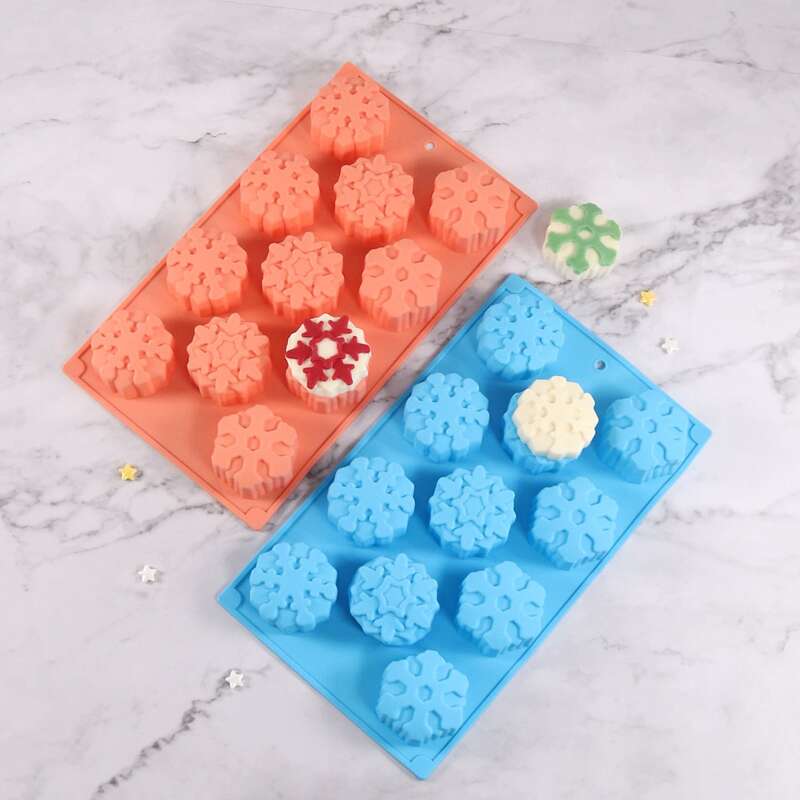 

1pc Random Color Snowflake Cake Mold, Multicolor