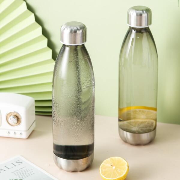 

1pc Stainless Steel Water Bottle, Black