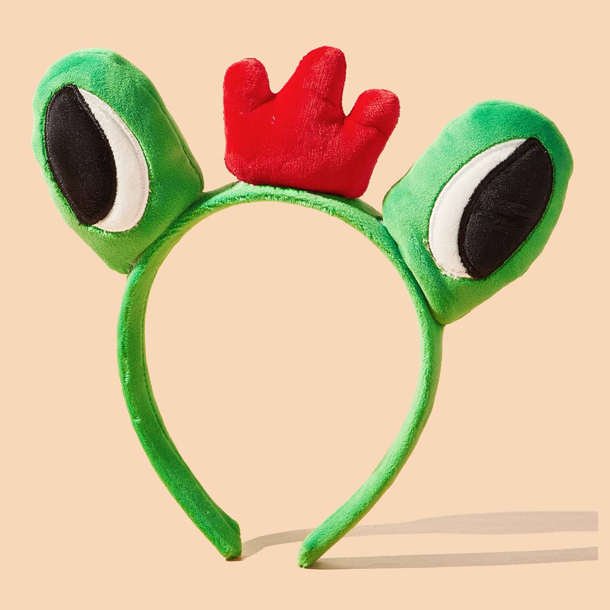 

Frog Crown Plush Hair Hoop, Multicolor