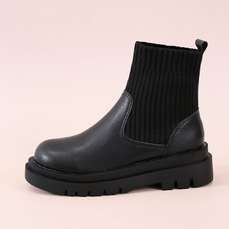 

Minimalist Sock Boots, Black