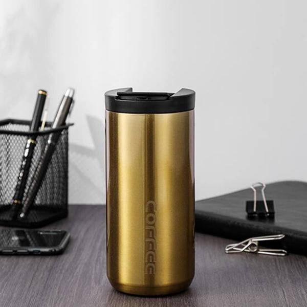 

1pc Stainless Steel Coffee Cup, Gold