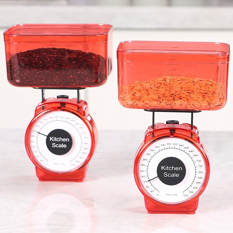 

1pc Mini Spring Baking Scale, Red