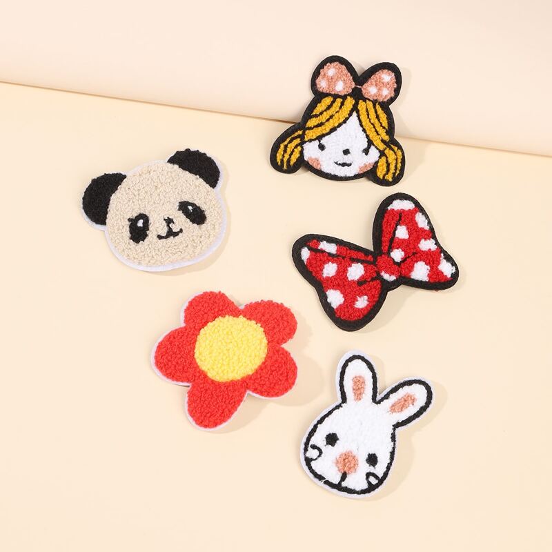 

5pcs Cartoon Hair Clip, Multicolor