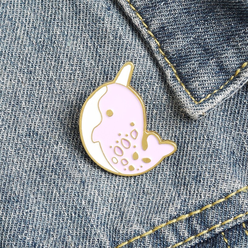 

Cartoon Graphic Brooch, Multicolor