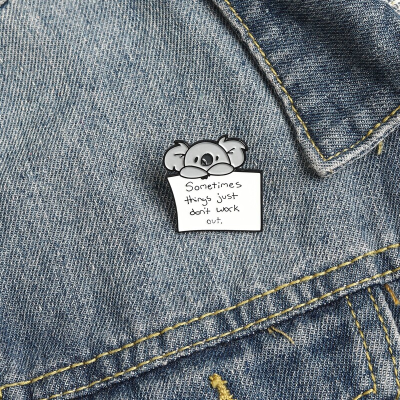 

Cartoon Animal Brooch, Multicolor