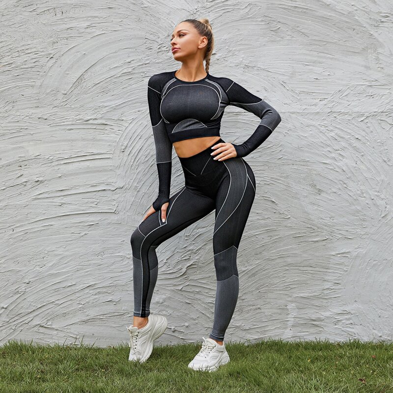 

Cut Out Back Raglan Sleeve Sports Tee & Leggings, Multicolor