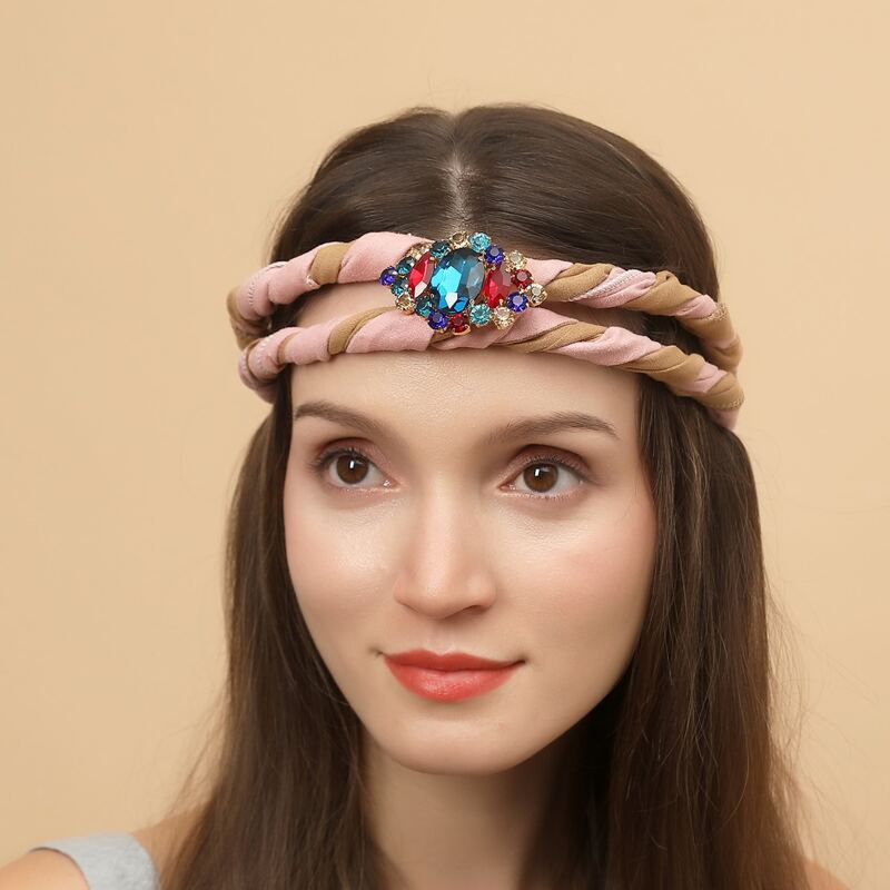 

Rhinestone Decor Headband, Multicolor