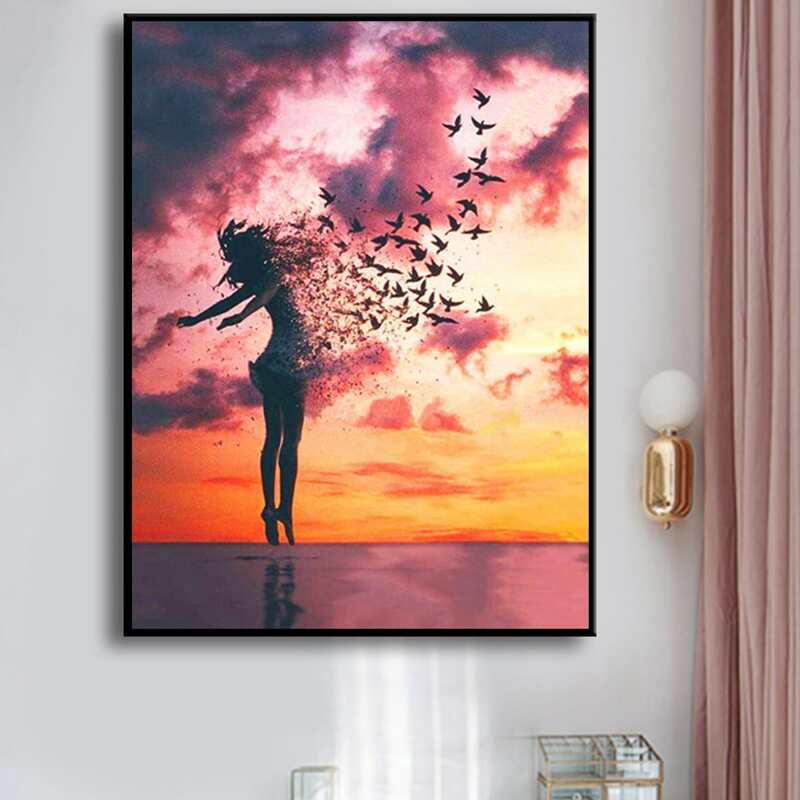 

Figure Graphic Diamond Painting Without Frame, Multicolor