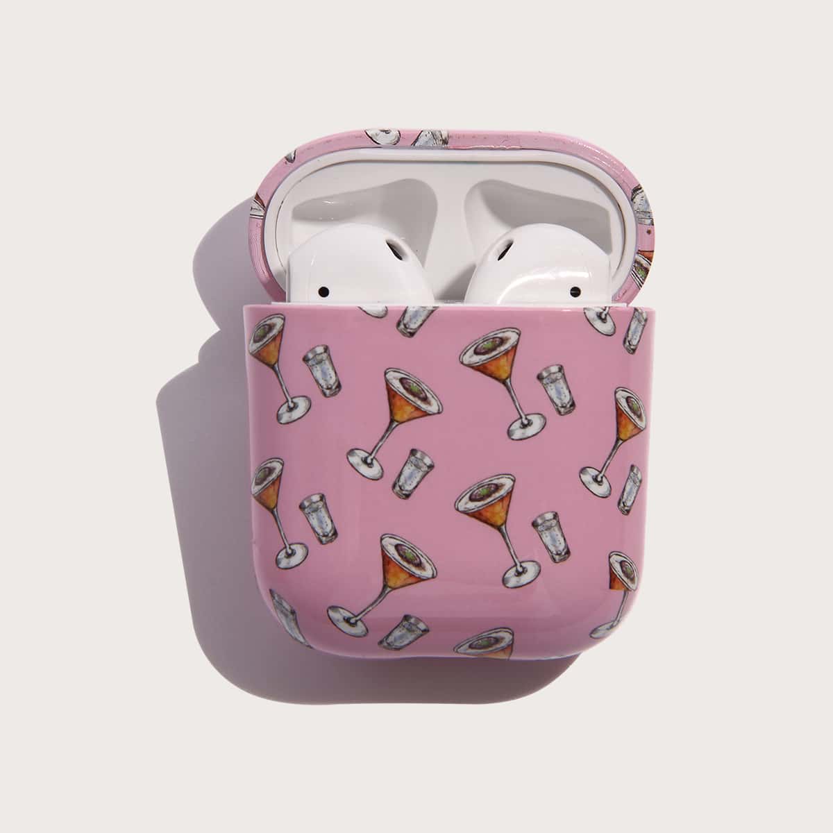 

Cocktail Print Airpods Case, Multicolor