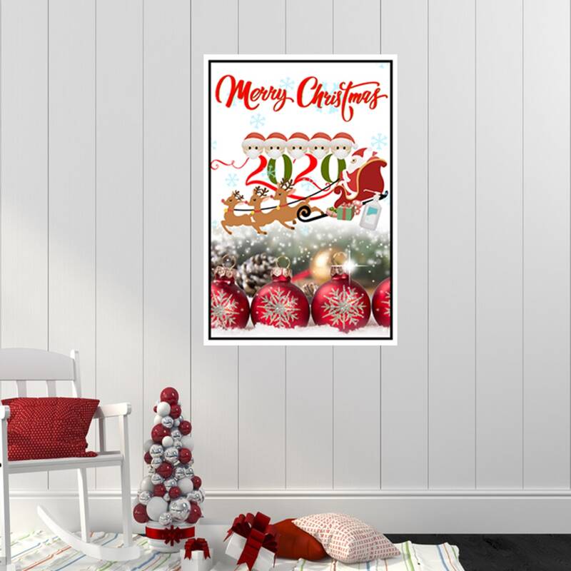 

Christmas Pattern Wall Sticker, Multicolor