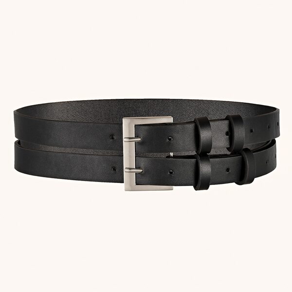 

PU Buckle Belt, Black