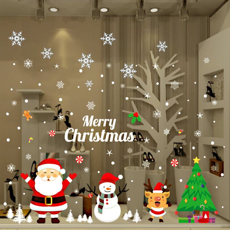 

Christmas Pattern Wall Sticker, Multicolor