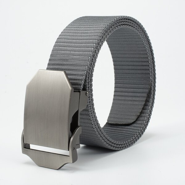 

Men Plain Tape Belt, Grey