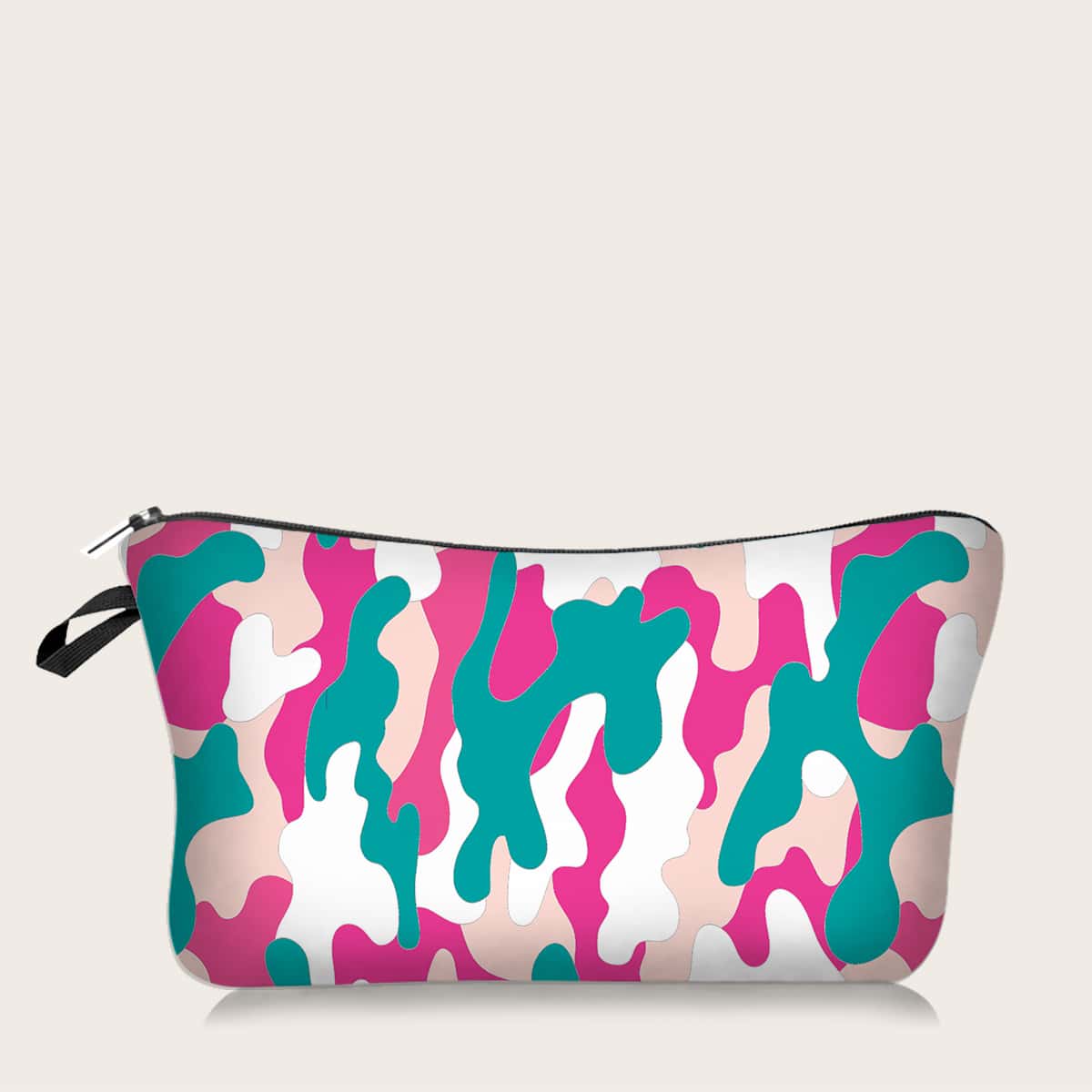 

Camo Print Makeup Bag, Multicolor