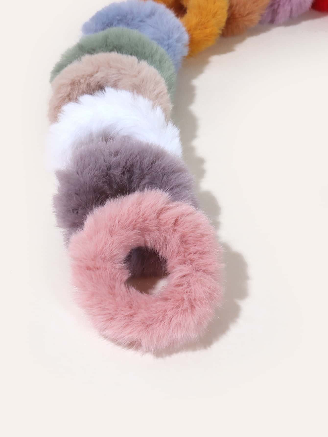 10pcs Toddler Girls Fluffy Hair Tie SHEIN USA
