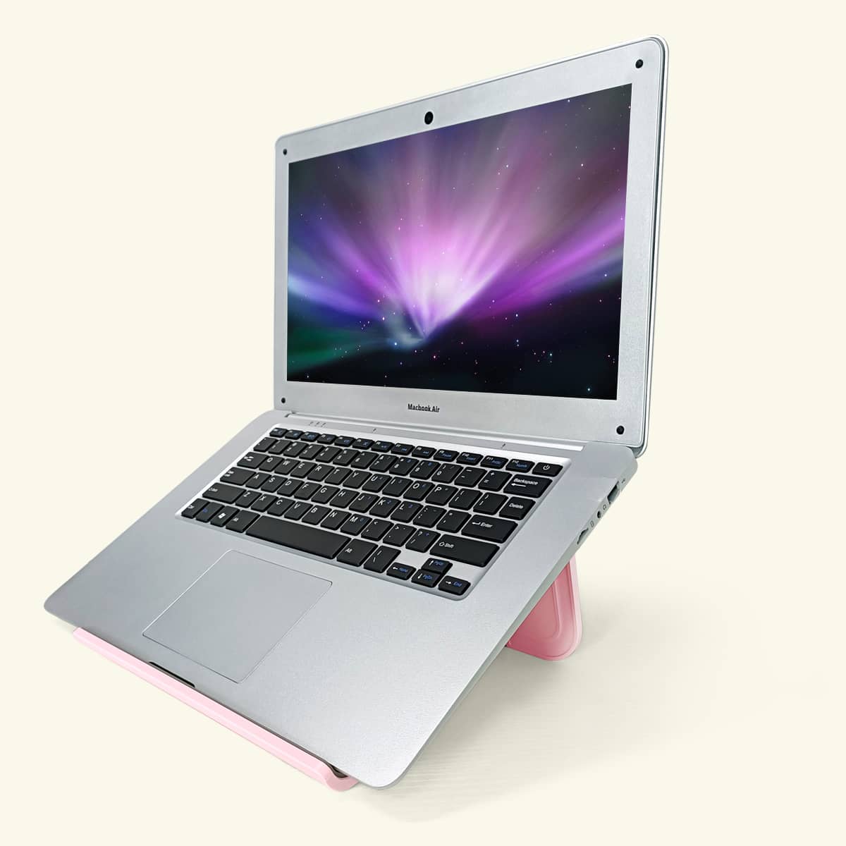 

Solid Foldable Desktop PC Stand, Pink