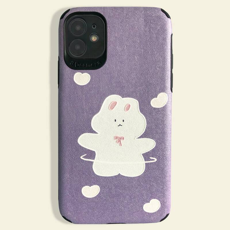 

Rabbit Pattern iPhone Case, Multicolor
