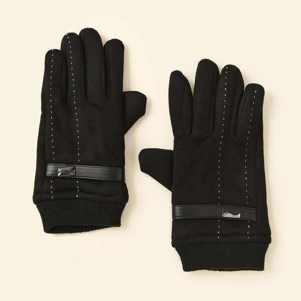 

Simple Warm Gloves, Black