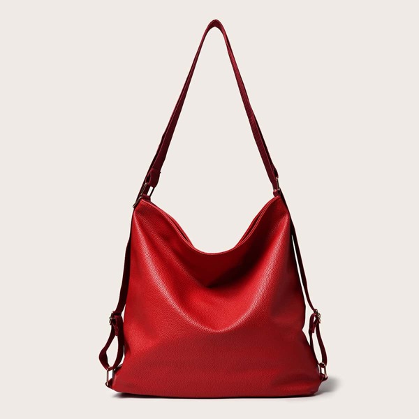 

Minimalist Shoulder Bag, Red