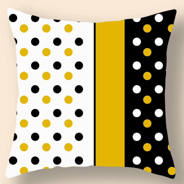 

Polka Dot Cushion Cover Without Filler, Multicolor