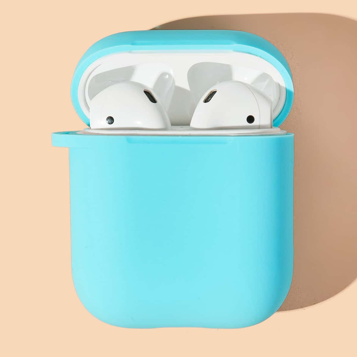 

Solid AirPods Case, Black neon