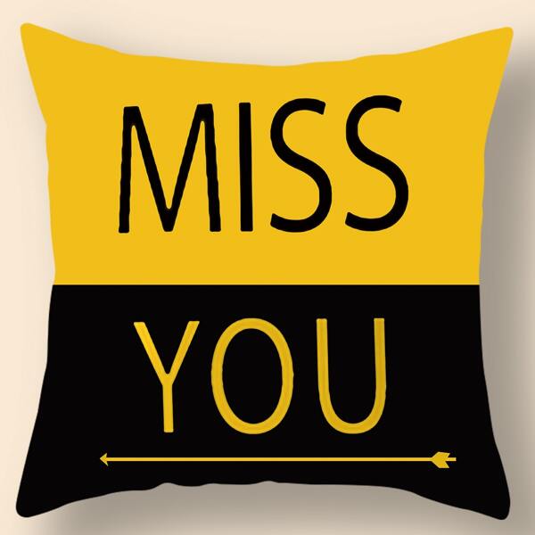 

Two Tone Cushion Cover Without Filler, Multicolor