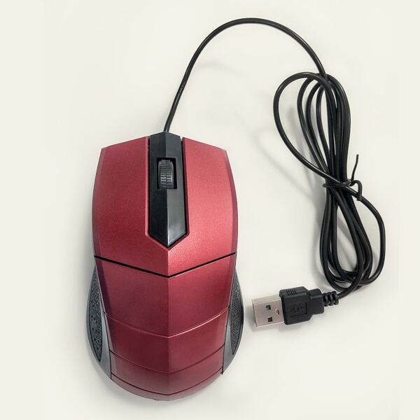 

Two Tone Wired Mouse, Red