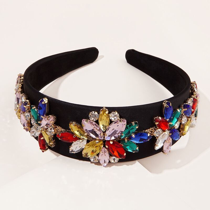 

Gemstone Decor Hair Hoop, Multicolor