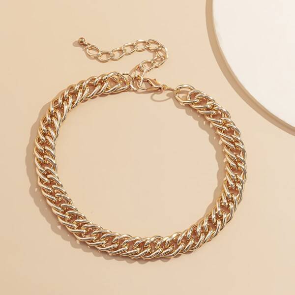 

Simple Chain Necklace, Gold