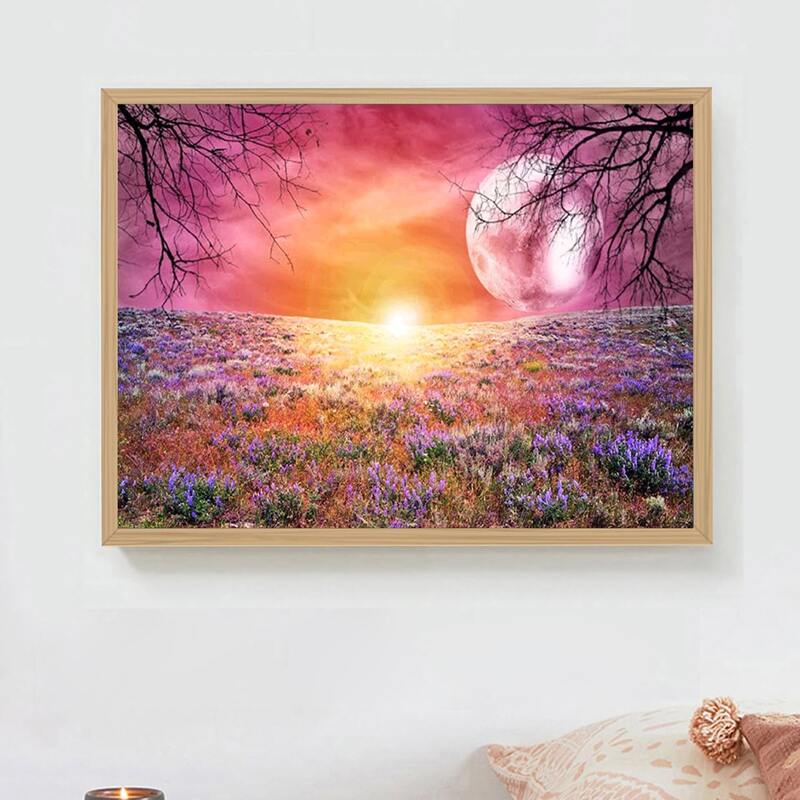 

Scenery Pattern Diamond Painting Without Frame, Multicolor