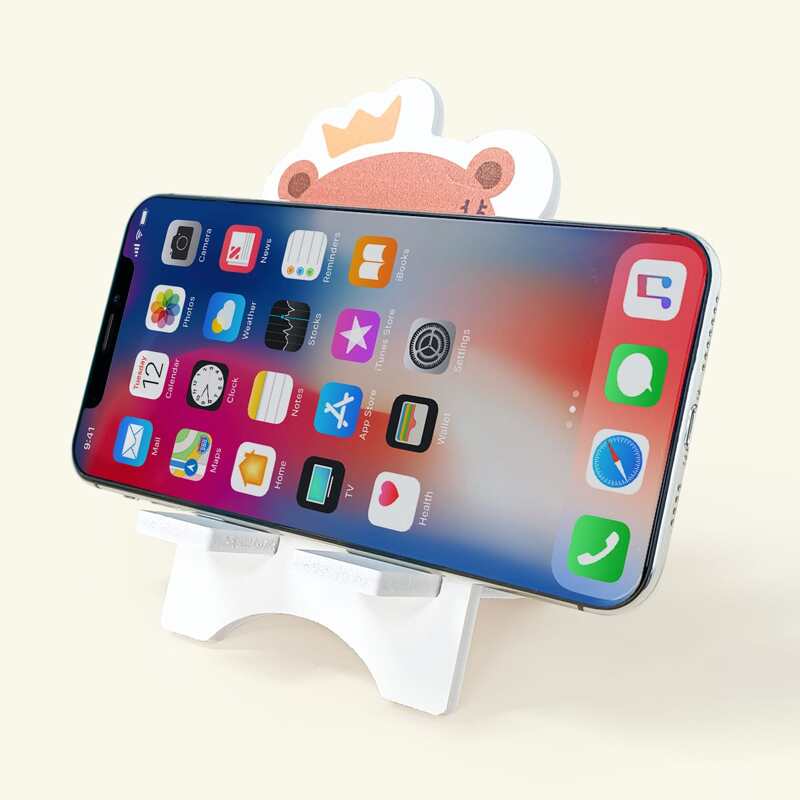 

Cartoon Graphic Desktop Phone Holder, Multicolor
