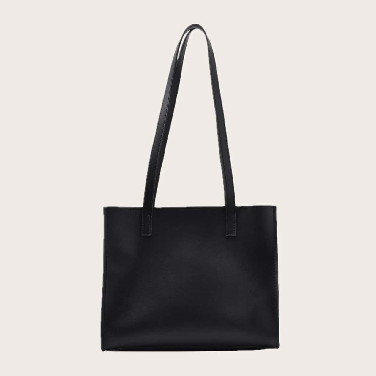 

Minimalist Tote Bag, Black