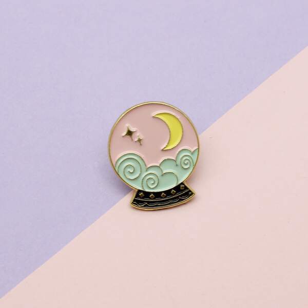 

Kids Cartoon Brooch, Multicolor