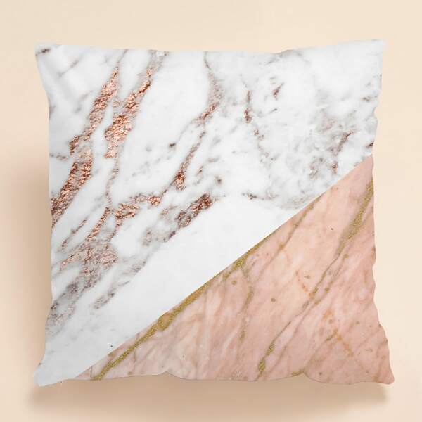 

Marble Pattern Cushion Cover Without Filler, Multicolor