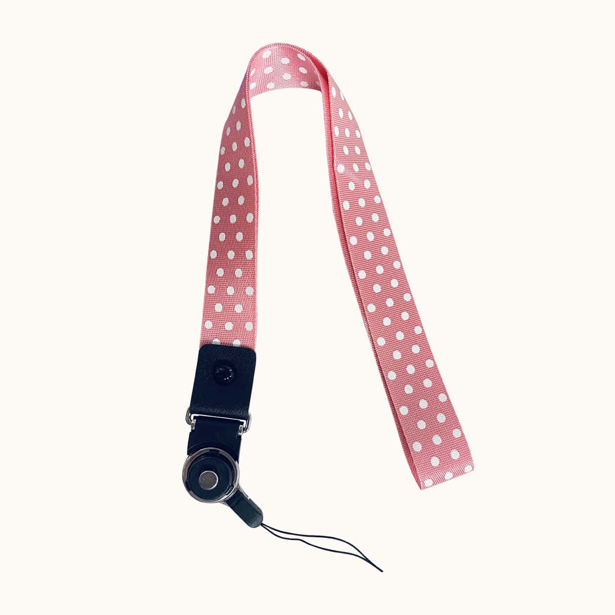 

Polka Dot Lanyard, Pink