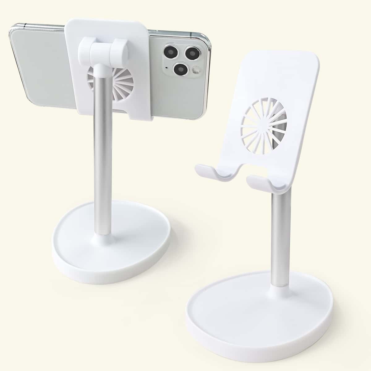 

Desktop Adjustable Phone Holder, White