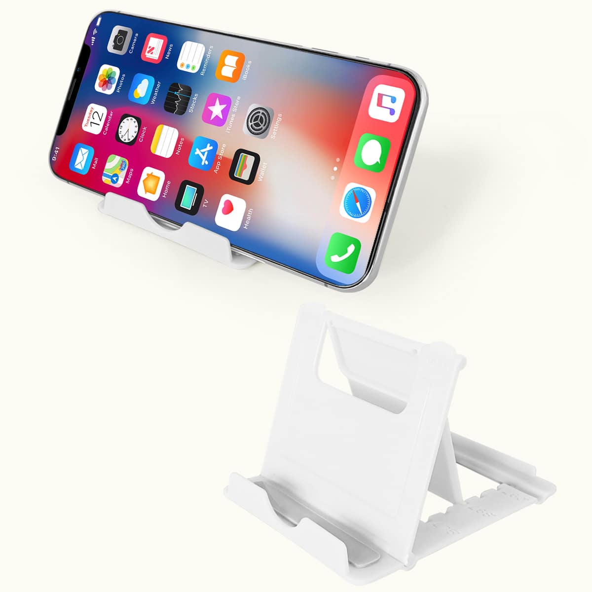 

Desktop Adjustable Phone Holder, White