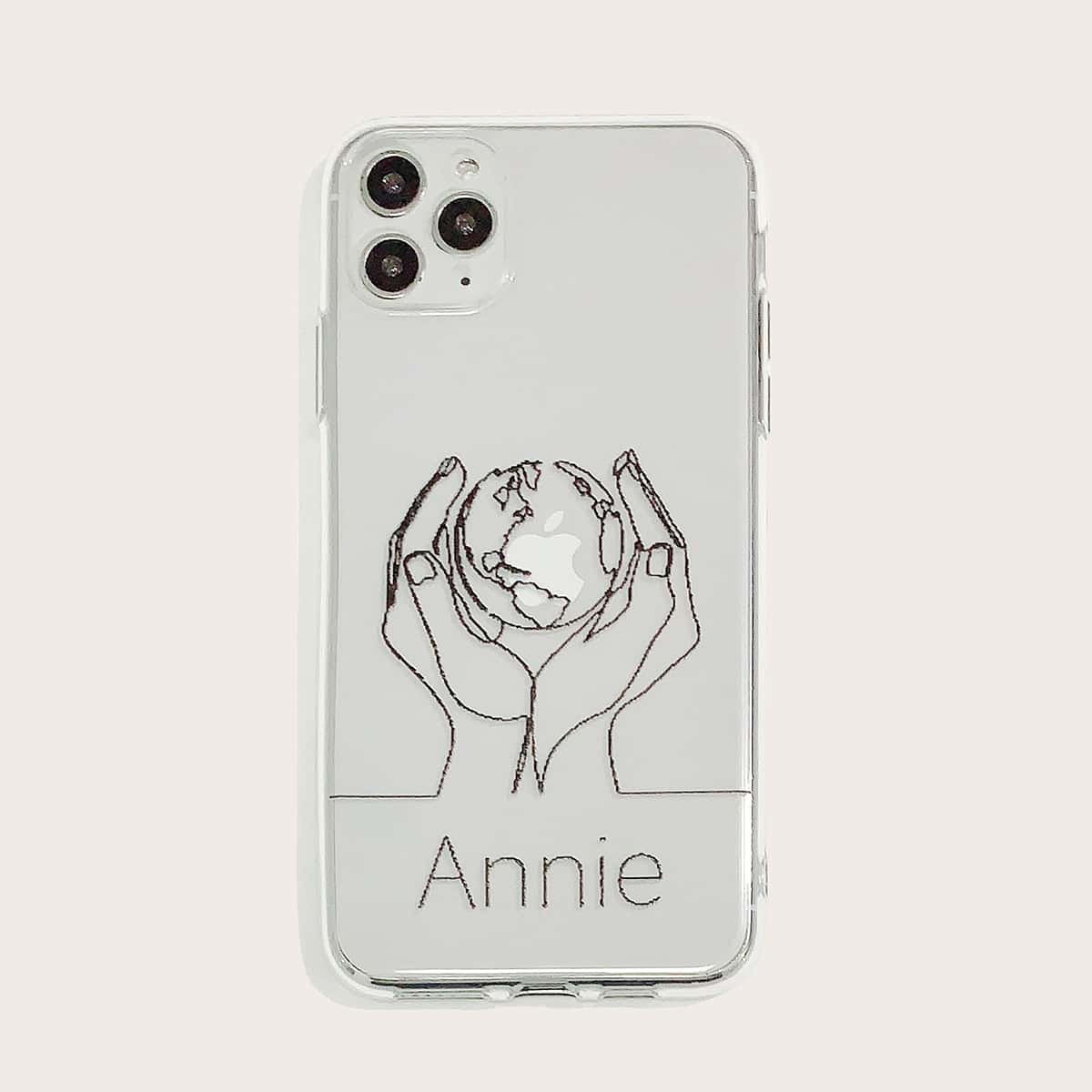 

Graphic Clear iPhone Case