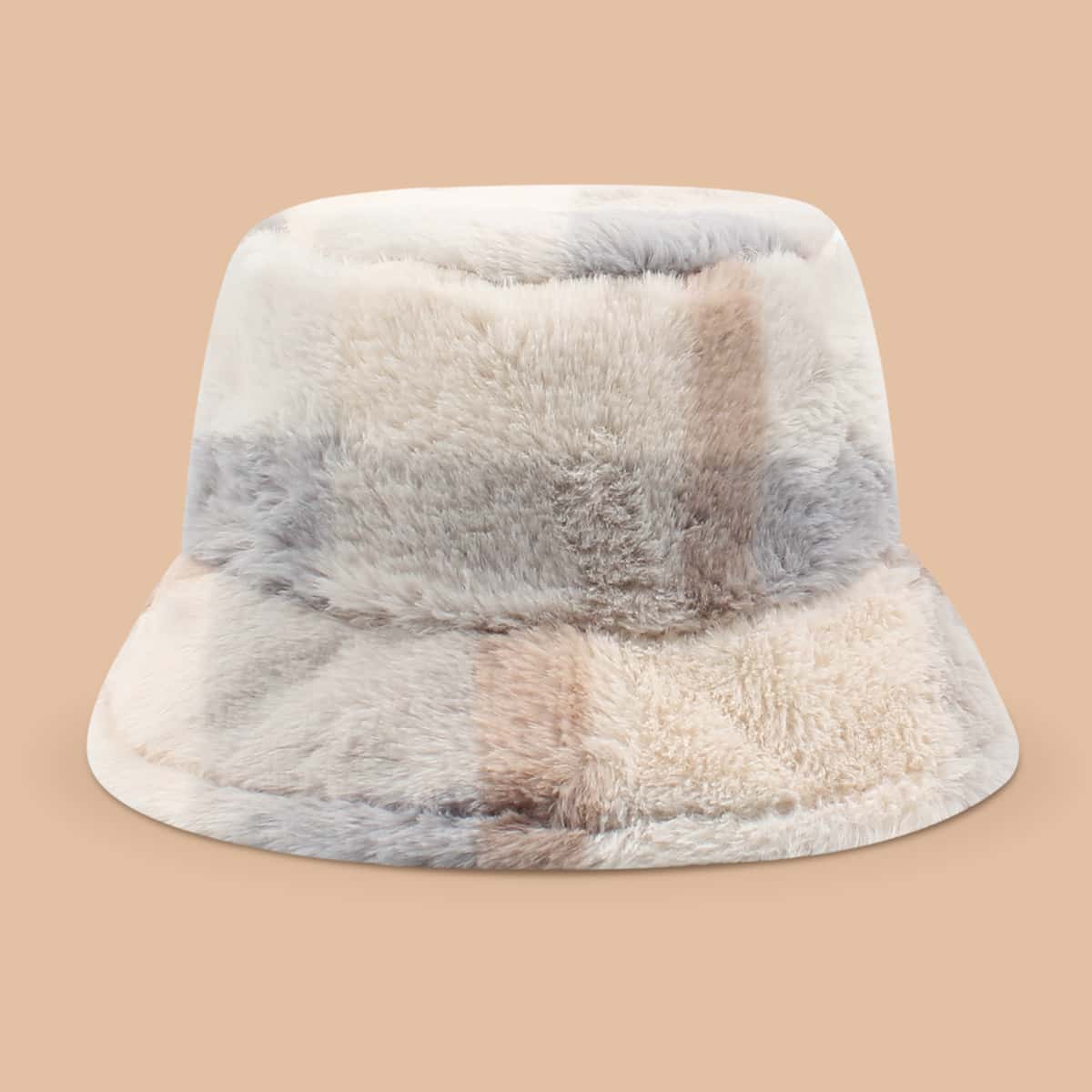 

Fluffy Bucket Hat, Multicolor
