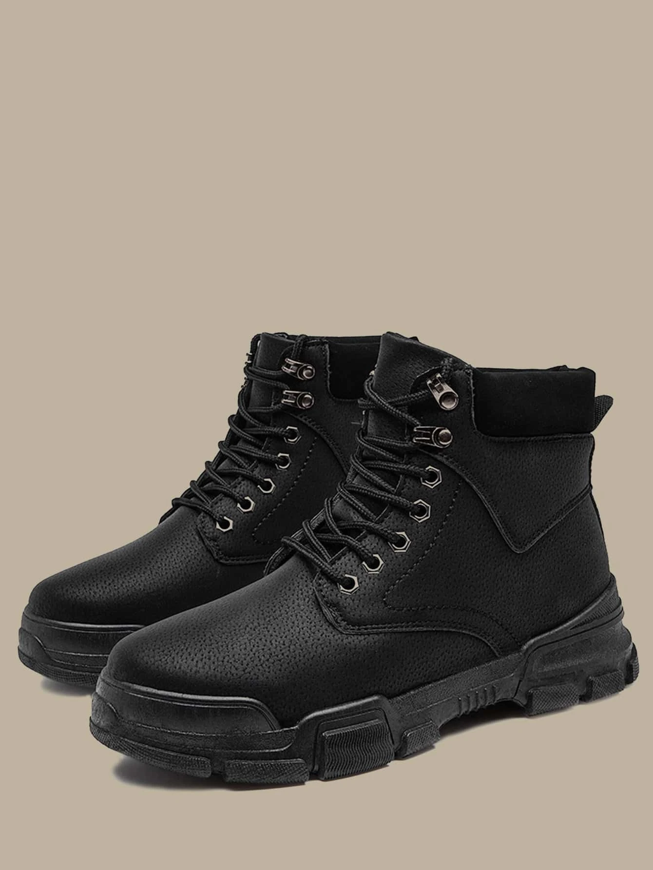 mens lace up combat boots