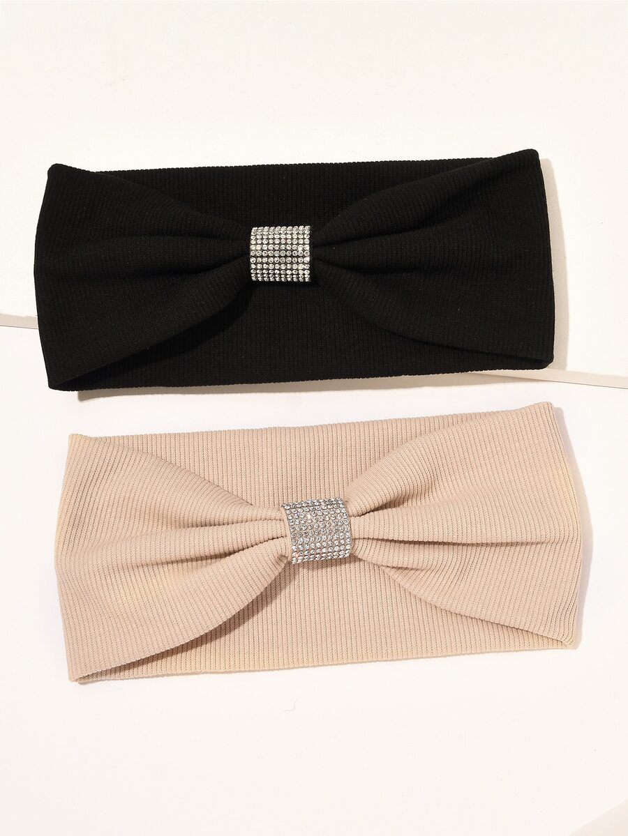 2 piezas diadema con diamante de imitación - Multicolor - Ver 1