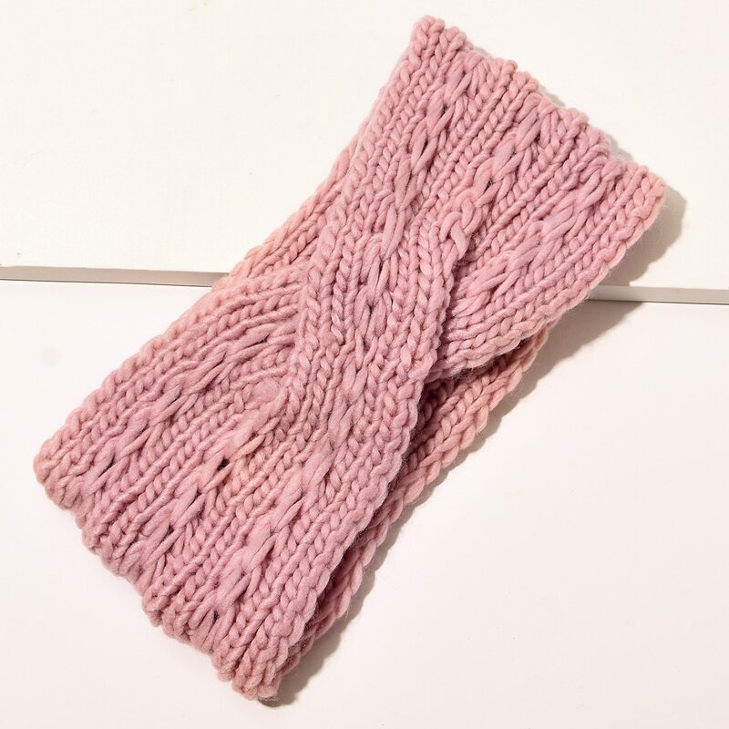 

Plain Knitted Headband, Pink