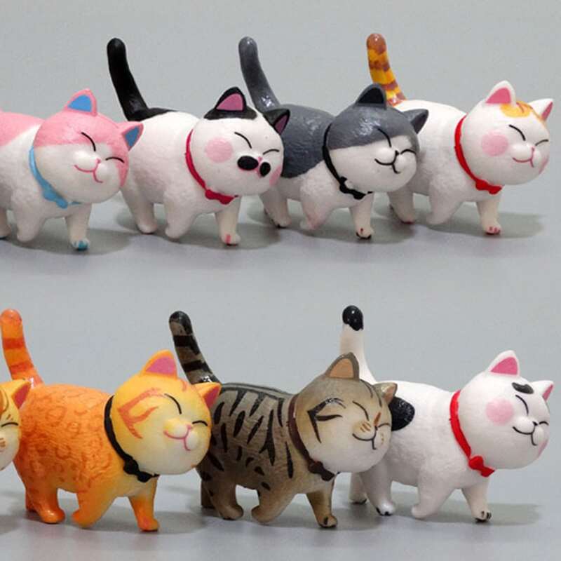 

1pc Random Cat Shaped Decorative Object, Multicolor