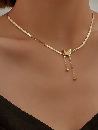 Dellgoo Collar con mariposa