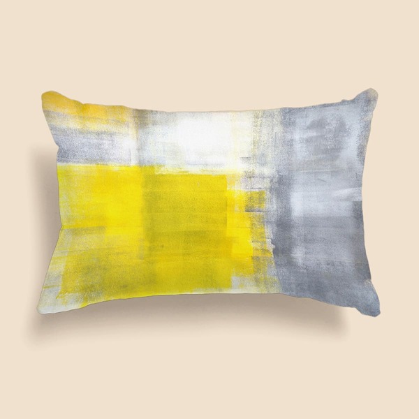 

Graffiti Pattern Lumbar Pillow Without Filler, Multicolor