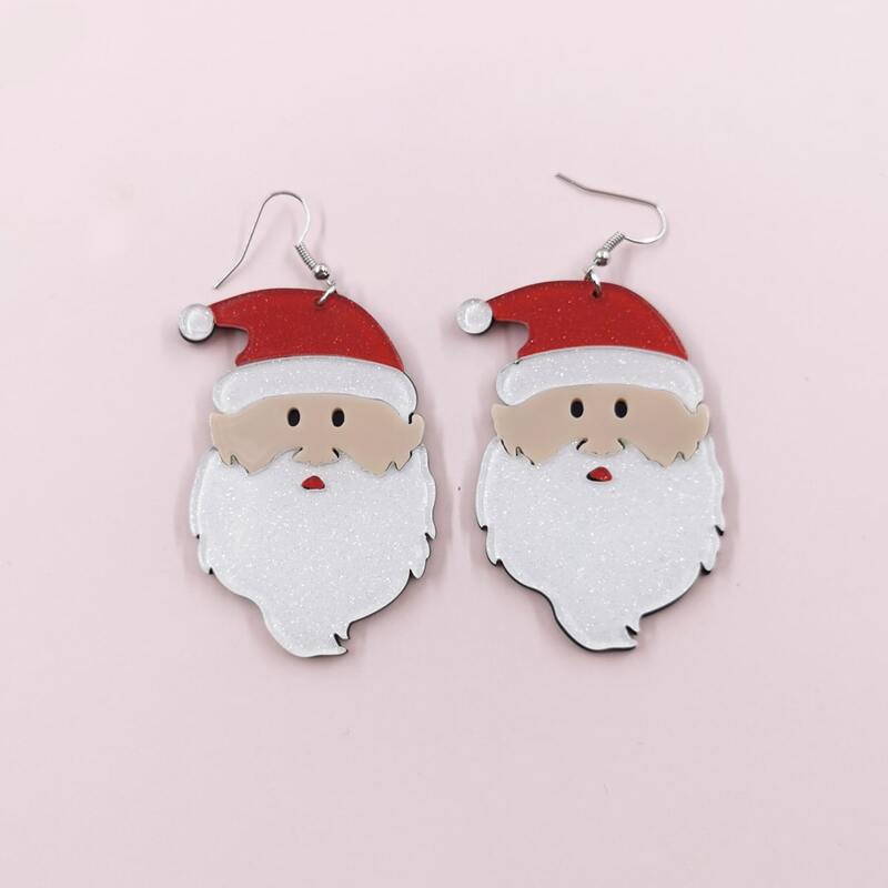 

Christmas Drop Earrings, Multicolor