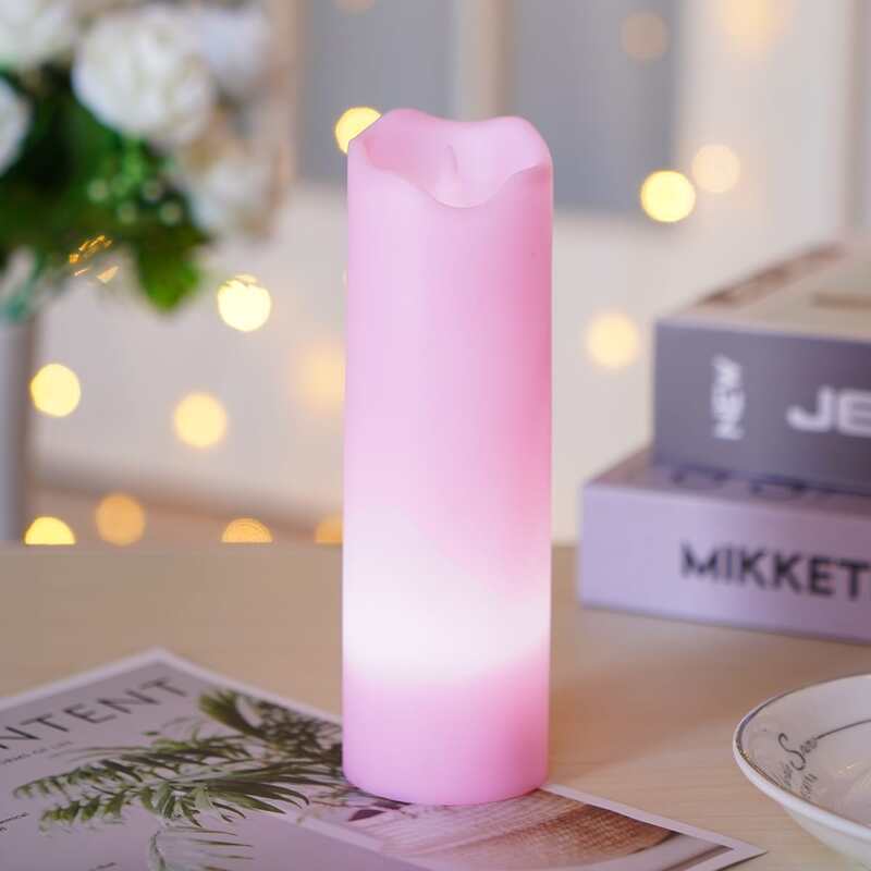 

1pc Candle Shaped Night Light, White